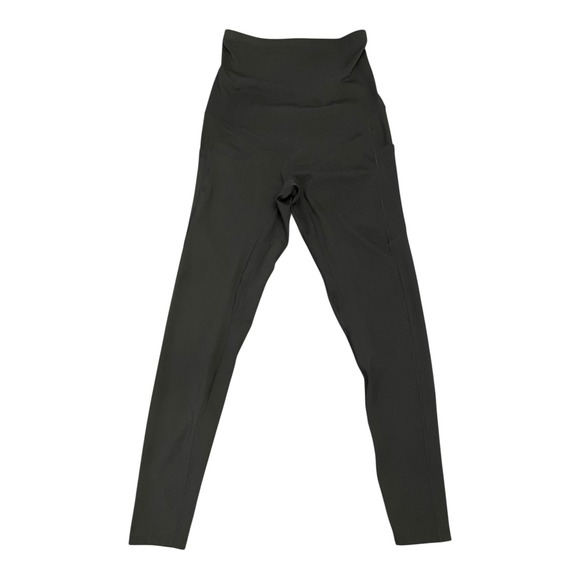 Enerful High Waist Maternity Yoga Pants Tummy Control Workout Leggings Pockets M - Picture 1 of 6